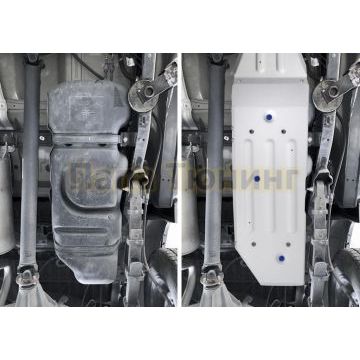 Защита топливного бака Алюминий RIVAL для Toyota Tacoma, V - 2.7 2012-2019/Toyota Tacoma, V - 3.5 2019-