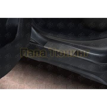 Накладки на пороги RUSSTAL (нерж.,шлиф) для Renault Duster 2021-