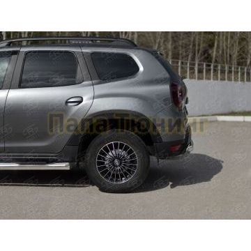 Защита заднего бампера d57 дуга для Renault Duster 2021-
