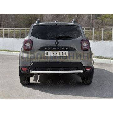 Защита заднего бампера d57 дуга для Renault Duster 2021-