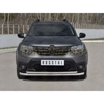 Защита переднего бампера d57 секции-d42 дуга для Renault Duster 2021-