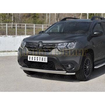 Защита переднего бампера d42 секции-d42 дуга для Renault Duster 2021-