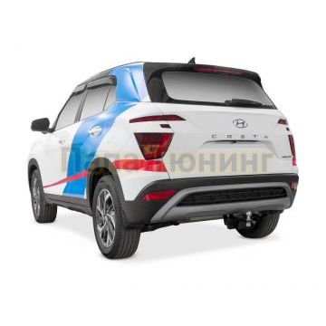 Фаркоп, шар E, 1300/75 кг. сталь Berg для Hyundai Creta 2015 - 2021 / 2021 -