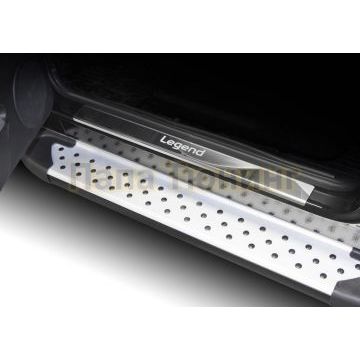 Накладки порогов (4 шт.) нержавеющая сталь AutoMax для Lada 4x4 5-дверн. 1995-