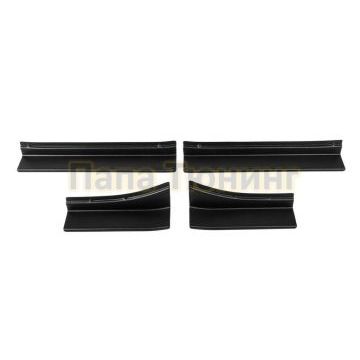 Накладки на пороги Пластик AutoMax для Lada XRay 2016-