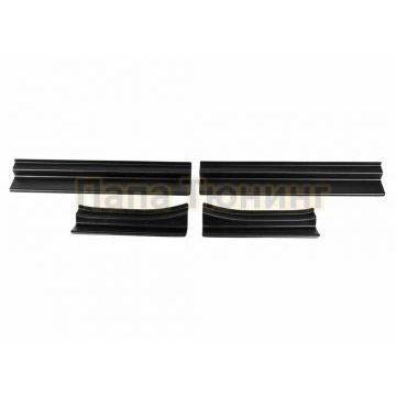 Накладки на пороги Пластик AutoMax для Lada Vesta 2016-