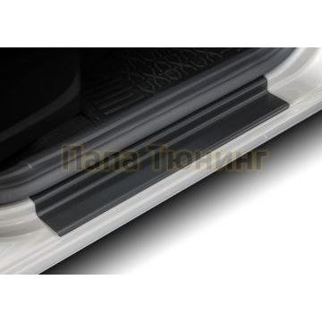 Накладки на пороги Пластик AutoMax для Lada Vesta 2016-