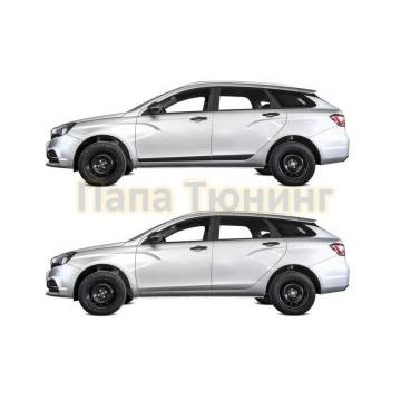 Молдинги Пластик AutoMax для Lada Vesta 2016-