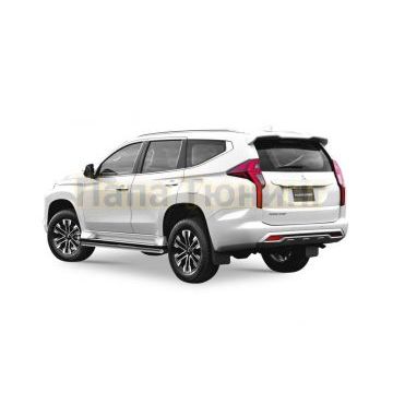 Защита штатного порога Rival d42 для Mitsubishi Pajero Sport 2021-