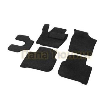 Коврики салона текстиль Business AutoFlex для Skoda Rapid лифтбек 2013-2020 2020-/Volkswagen Polo VI лифтбек 2020-