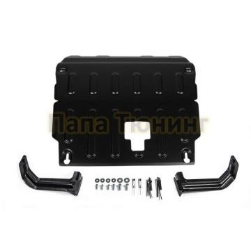 Защита картера + КПП Сталь АвтоБРОНЯ для Hyundai Creta, V - 1.6; 2.0 2016-2021