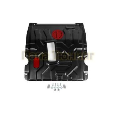 Защита картера + КПП Сталь АвтоБРОНЯ для Ravon R4, V - 1.5 2016-/Chevrolet Cobalt, V - 1.5 2011-2016/Chevrolet Cobalt, V - 1.5 2020-