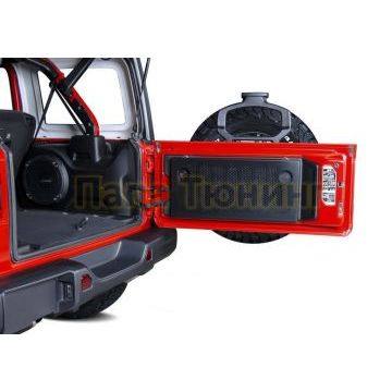 Столик на заднюю дверь Алюминий RIVAL для Jeep Wrangler JL 2018-