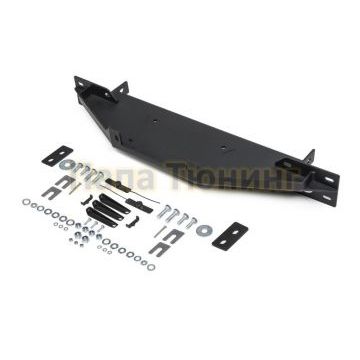 Кронштейн лебедки в штатный бампер Сталь RIVAL для Toyota Hilux (кроме Exclusive) 2015-2020, 2021-