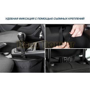 Урна в автомобиль, AutoFlex, подвесная, с крышкой