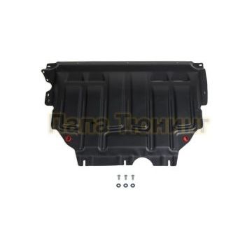 Защита картера + КПП сталь 2 мм АвтоБРОНЯ для Skoda Karoq, V - 1.4 (150л.с.) 2020-/Skoda Kodiaq, V - 1.4 (125л.с.; 150л.с.); 2.0 (180л.с.); 2.0d (150л.с.), с Webasto 2017-/Volkswagen Tiguan, V - 1.4 (125л.с.; 150л.с.); 2.0d (150л.с.); 2.0 (180л.с.) 2017-2020/Volkswagen Tiguan, V - 2.0 (180л.с.) 2020-/Volkswagen Taos, V - 1.4 (150л.с.) 2021-