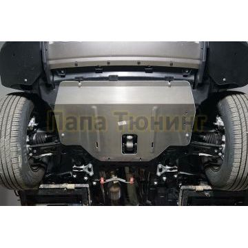 Защита картера и КПП (алюминий) 4мм ТСС для Haval Dargo (4WD) 2022-