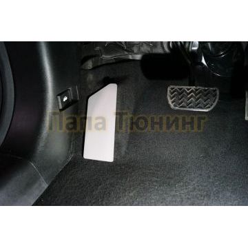 Накладка площадки левой ноги (лист алюминий 4мм) ТСС для Haval  F7 4WD 2022-