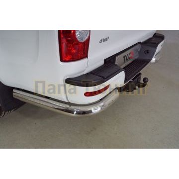 Защита задняя (уголки) 76,1 мм для JAC T6 (4WD) 2.0T (бенз) 2021-