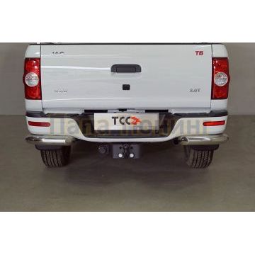 Защита задняя (уголки) 76,1 мм для JAC T6 (4WD) 2.0T (бенз) 2021-