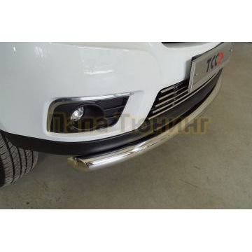 Защита передняя нижняя 76,1 мм для JAC T6 (4WD) 2.0T (бенз) 2021-