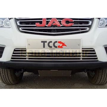 Решетка радиатора 12 мм для JAC T6 (4WD) 2.0T (бенз) 2021-