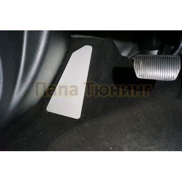 Накладка площадки левой ноги (лист алюминий 4мм) ТСС для Haval DARGO 2022-