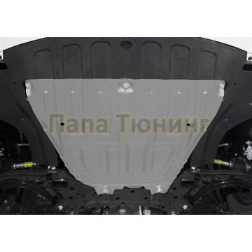 Защита картера + КПП Алюминий AutoMax для Hyundai Solaris, V - 1.4; 1.6 2020-/Hyundai Solaris, V - 1.4; 1.6 2017-2020/Kia Rio X-Line, V - 1.4; 1.6 2017-2020/Kia Rio, V - 1.4; 1.6 2020-/Kia Rio, V - 1.4; 1.6 2017-2020