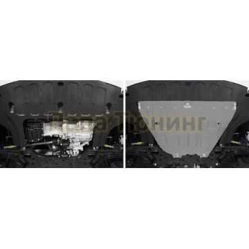 Защита картера + КПП Алюминий AutoMax для Hyundai Solaris, V - 1.4; 1.6 2020-/Hyundai Solaris, V - 1.4; 1.6 2017-2020/Kia Rio X-Line, V - 1.4; 1.6 2017-2020/Kia Rio, V - 1.4; 1.6 2020-/Kia Rio, V - 1.4; 1.6 2017-2020