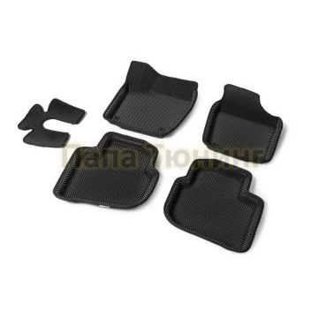 Коврики салона EVA 3D AutoFlex для Skoda Rapid лифтбек 2013-2020 2020-/Volkswagen Polo VI лифтбек 2020-