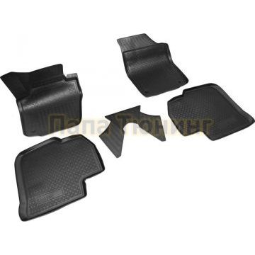 Коврики 3D в салон Norplast полиуретан чёрные для Skoda Rapid 2012-