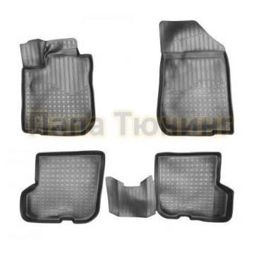 Коврики в салон Norplast полиуретан чёрные для Renault Sandero 2015- Коврики в салон Norplast полиуретан чёрные для Renault Sandero 2015-