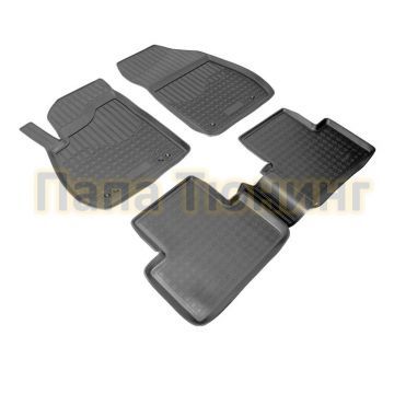 Коврики в салон Norplast полиуретан чёрные 5 мест для Opel Zafira 2012-