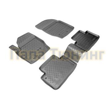 Коврики в салон Norplast полиуретан чёрные для Volvo XC90 2006-2014