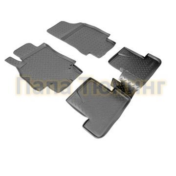 Коврики в салон Norplast полиуретан чёрные на хетчбек для Renault Megane 2009-2015