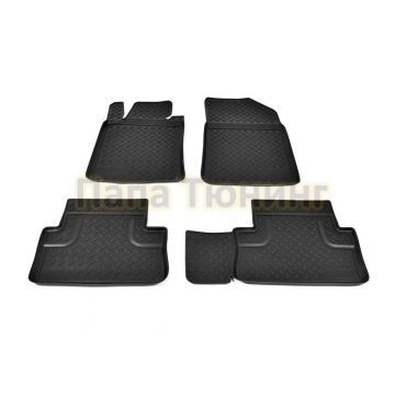 Коврики в салон Norplast полиуретан чёрные для Peugeot 508 2012-2018 Коврики в салон Norplast полиуретан чёрные для Peugeot 508 2012-2018