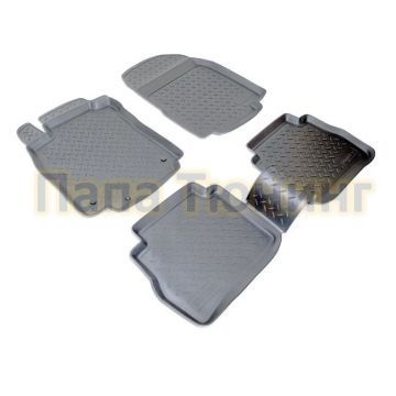 Коврики в салон Norplast полиуретан чёрные для Nissan Tiida 2004-2014