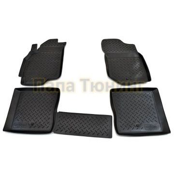 Коврики в салон Norplast полиуретан чёрные для Mitsubishi Lancer 2007-2017