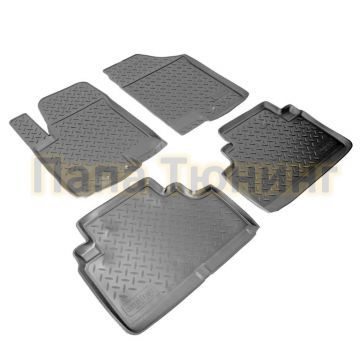 Коврики в салон Norplast полиуретан чёрные для Kia Venga 2011-2018