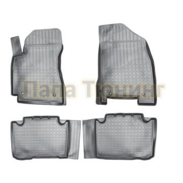Коврики в салон Norplast полиуретан чёрные для Geely Emgrand X7 2013-