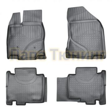 Коврики в салон Norplast полиуретан чёрные для Ford Edge 2013-