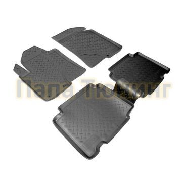 Коврики в салон Norplast полиуретан чёрные для Hyundai ix55 2009-2013 Коврики в салон Norplast полиуретан чёрные для Hyundai ix55 2009-2013