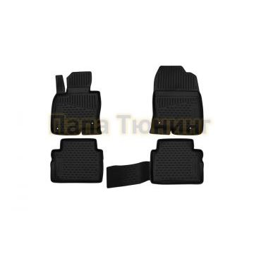 Коврики в салон полиуретан 4 штуки Autofamily для Mazda CX-5 2017-