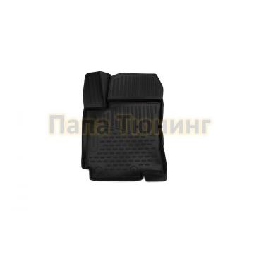 Коврик 3D в салон передний левый полиуретан 1 штука на хетчбек Autofamily для Kia Rio 2015-2017