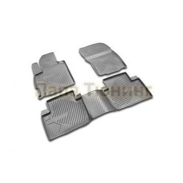 Коврики в салон полиуретан 4 штуки Autofamily для Citroen C-Crosser 2007-2013