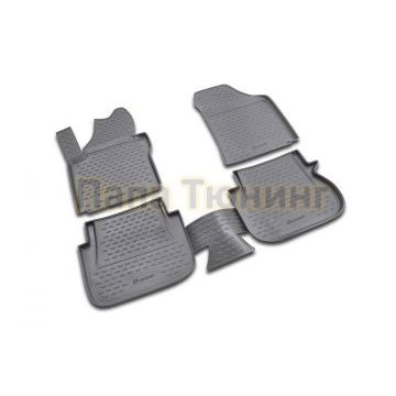 Коврики в салон полиуретан 4 штуки Autofamily для Volkswagen Caddy 2004-2015 Коврики в салон полиуретан 4 штуки Autofamily для Volkswagen Caddy 2004-2015