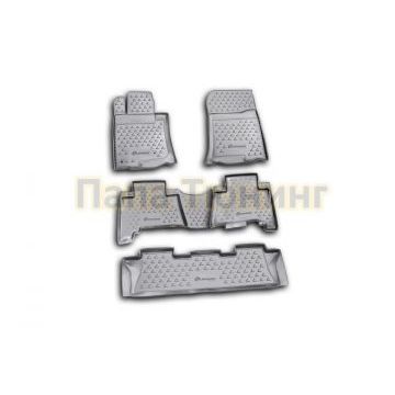 Коврики в салон полиуретан 5 штук Autofamily для Lexus GX 460 2010-