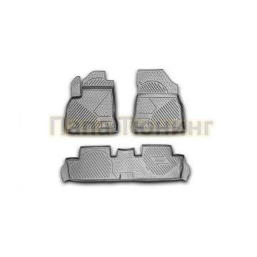 Коврики в салон полиуретан 3 штуки Autofamily для Peugeot 3008 2009- Коврики в салон полиуретан 3 штуки Autofamily для Peugeot 3008 2009-