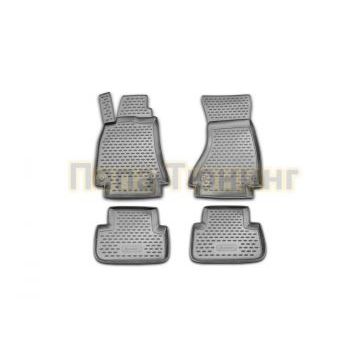 Коврики в салон полиуретан 4 штуки Autofamily для Audi A4 B8 2007-2015