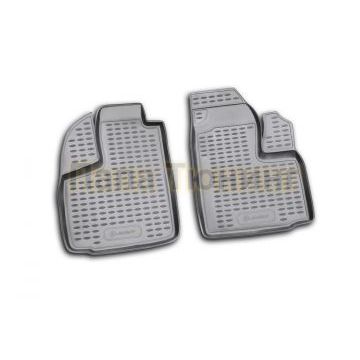 Коврики в салон полиуретан 2 штуки Autofamily для FIAT Doblo Cargo 2001-